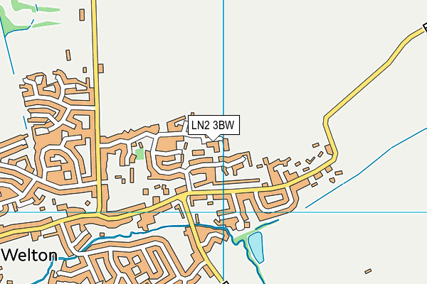 LN2 3BW map - OS VectorMap District (Ordnance Survey) LN2 3BW map - OS VectorMap District (Ordnance Survey)