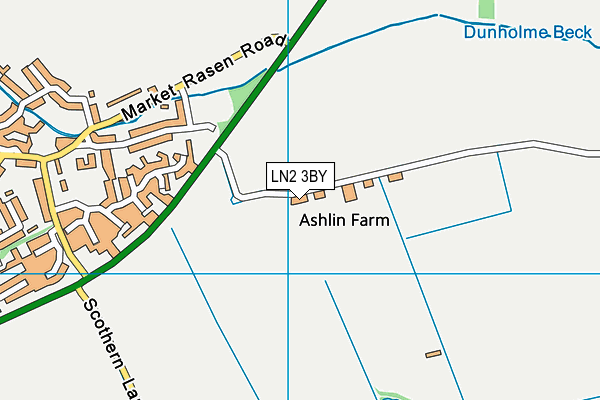 LN2 3BY map - OS VectorMap District (Ordnance Survey) LN2 3BY map - OS VectorMap District (Ordnance Survey)