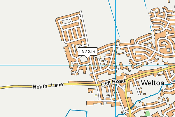 LN2 3JR map - OS VectorMap District (Ordnance Survey) LN2 3JR map - OS VectorMap District (Ordnance Survey)