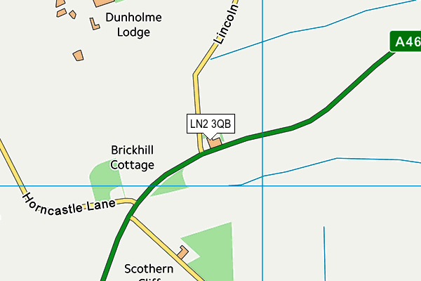LN2 3QB map - OS VectorMap District (Ordnance Survey) LN2 3QB map - OS VectorMap District (Ordnance Survey)