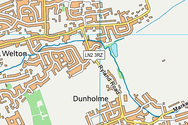 LN2 3RZ map - OS VectorMap District (Ordnance Survey) LN2 3RZ map - OS VectorMap District (Ordnance Survey)
