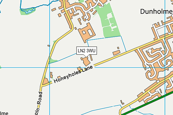 LN2 3WU map - OS VectorMap District (Ordnance Survey) LN2 3WU map - OS VectorMap District (Ordnance Survey)
