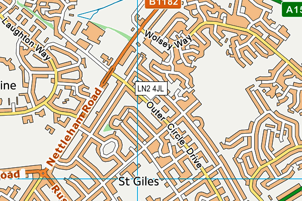 LN2 4JL map - OS VectorMap District (Ordnance Survey) LN2 4JL map - OS VectorMap District (Ordnance Survey)