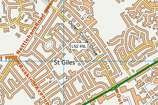 LN2 4NL map - OS VectorMap District (Ordnance Survey) LN2 4NL map - OS VectorMap District (Ordnance Survey)