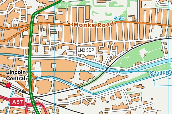 LN2 5DP map - OS VectorMap District (Ordnance Survey) LN2 5DP map - OS VectorMap District (Ordnance Survey)