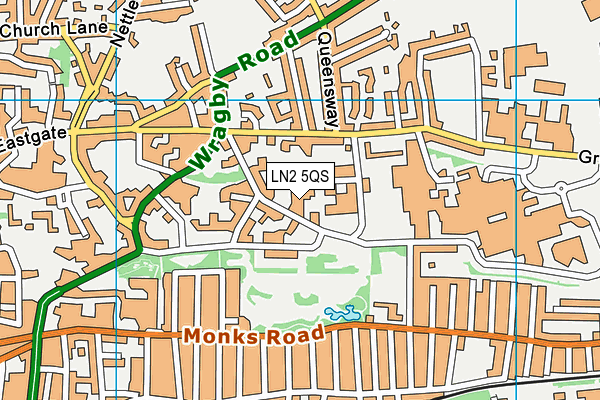 LN2 5QS map - OS VectorMap District (Ordnance Survey) LN2 5QS map - OS VectorMap District (Ordnance Survey)