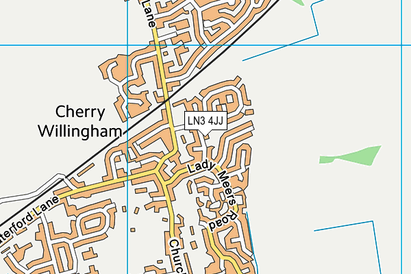 LN3 4JJ map - OS VectorMap District (Ordnance Survey) LN3 4JJ map - OS VectorMap District (Ordnance Survey)