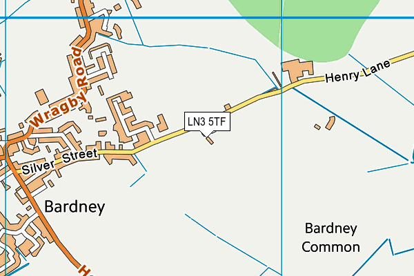 LN3 5TF map - OS VectorMap District (Ordnance Survey) LN3 5TF map - OS VectorMap District (Ordnance Survey)