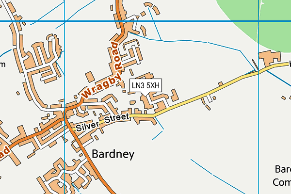 LN3 5XH map - OS VectorMap District (Ordnance Survey) LN3 5XH map - OS VectorMap District (Ordnance Survey)
