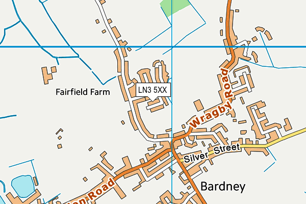 LN3 5XX map - OS VectorMap District (Ordnance Survey) LN3 5XX map - OS VectorMap District (Ordnance Survey)