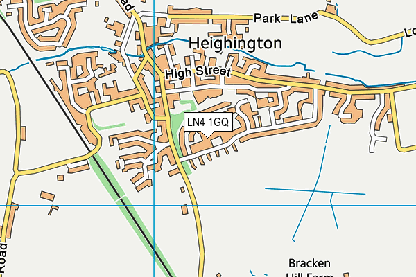 LN4 1GQ map - OS VectorMap District (Ordnance Survey) LN4 1GQ map - OS VectorMap District (Ordnance Survey)