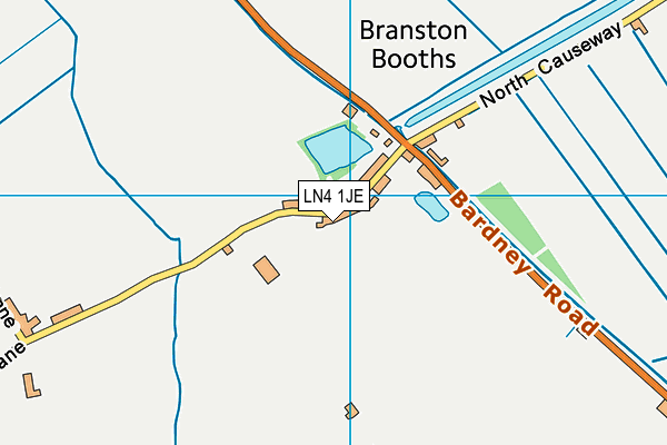 LN4 1JE map - OS VectorMap District (Ordnance Survey)