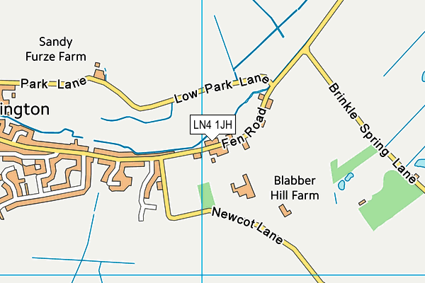 LN4 1JH map - OS VectorMap District (Ordnance Survey) LN4 1JH map - OS VectorMap District (Ordnance Survey)