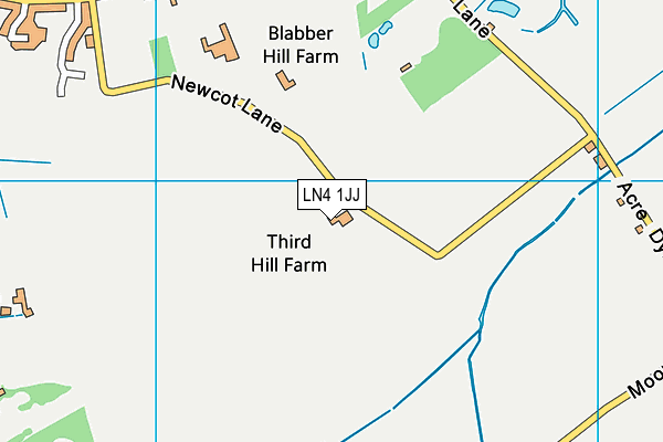 LN4 1JJ map - OS VectorMap District (Ordnance Survey) LN4 1JJ map - OS VectorMap District (Ordnance Survey)
