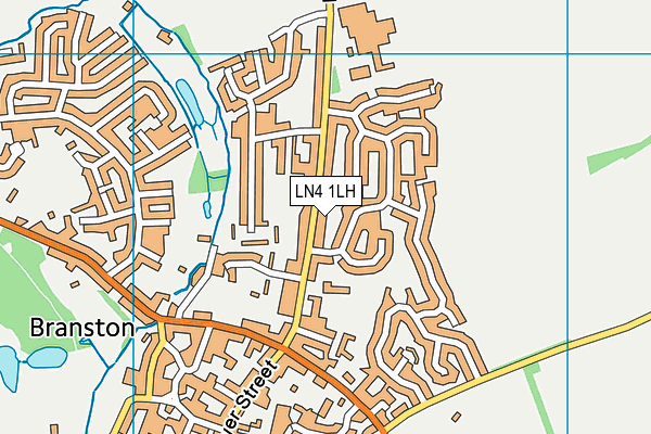LN4 1LH map - OS VectorMap District (Ordnance Survey) LN4 1LH map - OS VectorMap District (Ordnance Survey)