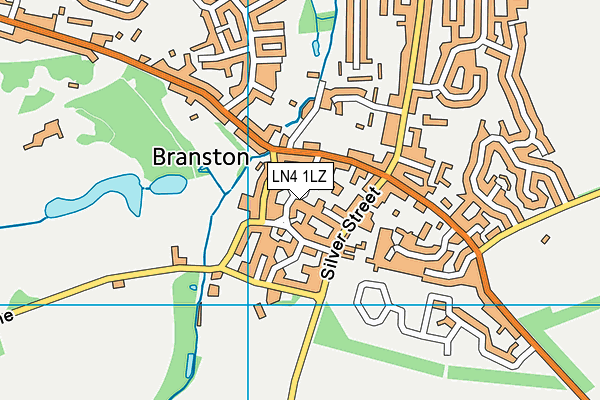 LN4 1LZ map - OS VectorMap District (Ordnance Survey) LN4 1LZ map - OS VectorMap District (Ordnance Survey)