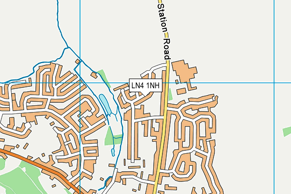 LN4 1NH map - OS VectorMap District (Ordnance Survey) LN4 1NH map - OS VectorMap District (Ordnance Survey)