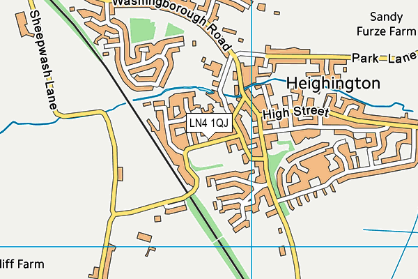 LN4 1QJ map - OS VectorMap District (Ordnance Survey) LN4 1QJ map - OS VectorMap District (Ordnance Survey)