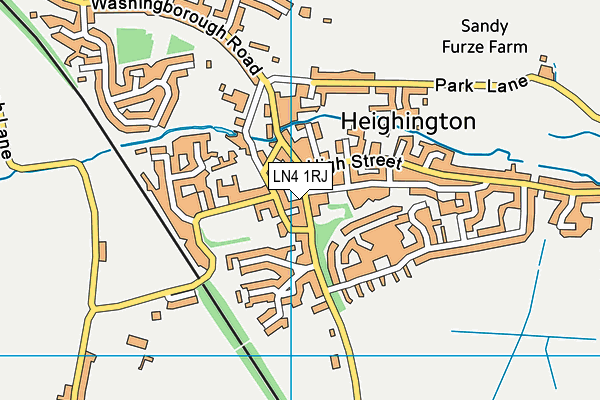 LN4 1RJ map - OS VectorMap District (Ordnance Survey) LN4 1RJ map - OS VectorMap District (Ordnance Survey)