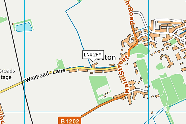 LN4 2FY map - OS VectorMap District (Ordnance Survey) LN4 2FY map - OS VectorMap District (Ordnance Survey)