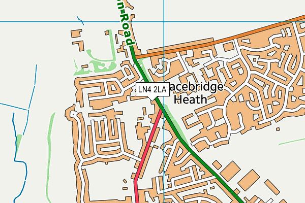 LN4 2LA map - OS VectorMap District (Ordnance Survey) LN4 2LA map - OS VectorMap District (Ordnance Survey)