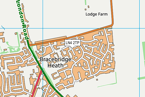 LN4 2TP map - OS VectorMap District (Ordnance Survey) LN4 2TP map - OS VectorMap District (Ordnance Survey)