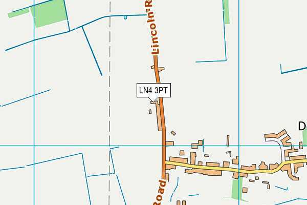 LN4 3PT map - OS VectorMap District (Ordnance Survey) LN4 3PT map - OS VectorMap District (Ordnance Survey)