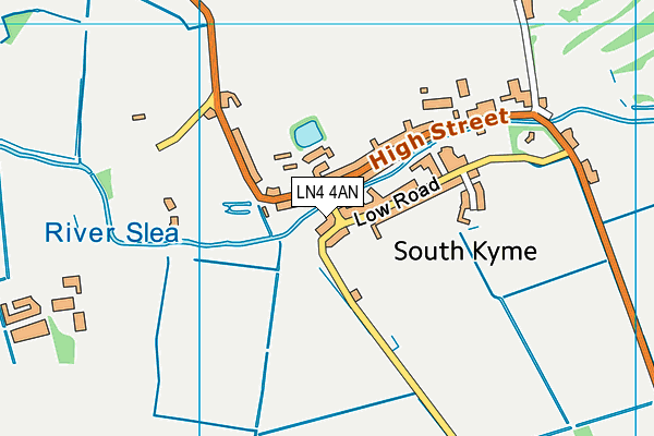 LN4 4AN map - OS VectorMap District (Ordnance Survey) LN4 4AN map - OS VectorMap District (Ordnance Survey)