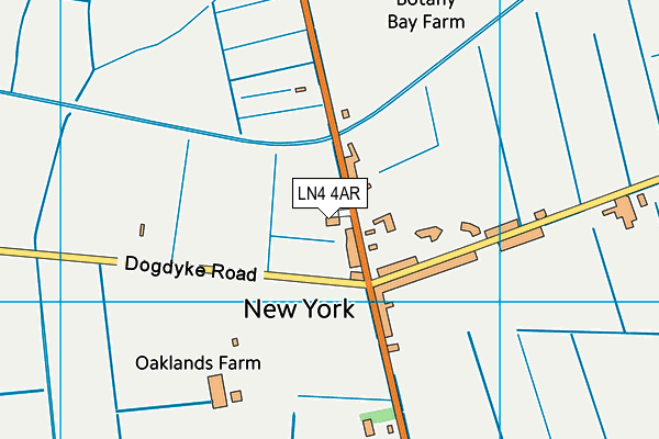 LN4 4AR map - OS VectorMap District (Ordnance Survey) LN4 4AR map - OS VectorMap District (Ordnance Survey)