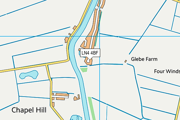 LN4 4BF map - OS VectorMap District (Ordnance Survey) LN4 4BF map - OS VectorMap District (Ordnance Survey)
