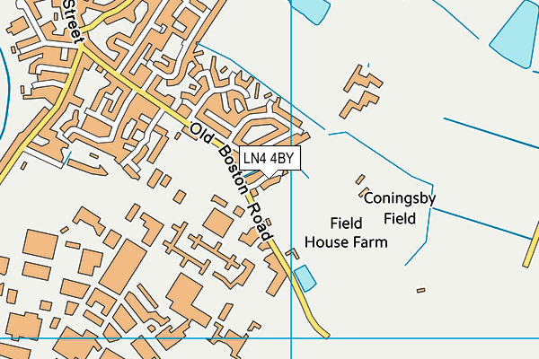 LN4 4BY map - OS VectorMap District (Ordnance Survey) LN4 4BY map - OS VectorMap District (Ordnance Survey)