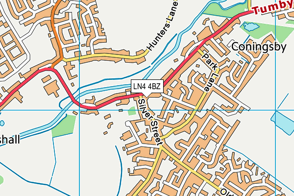LN4 4BZ map - OS VectorMap District (Ordnance Survey) LN4 4BZ map - OS VectorMap District (Ordnance Survey)