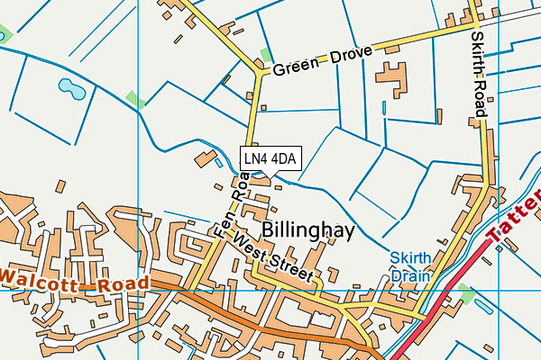 LN4 4DA map - OS VectorMap District (Ordnance Survey) LN4 4DA map - OS VectorMap District (Ordnance Survey)