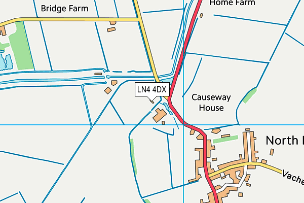 LN4 4DX map - OS VectorMap District (Ordnance Survey) LN4 4DX map - OS VectorMap District (Ordnance Survey)