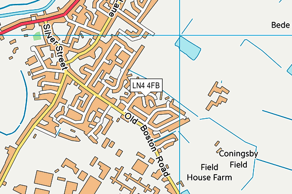 LN4 4FB map - OS VectorMap District (Ordnance Survey) LN4 4FB map - OS VectorMap District (Ordnance Survey)