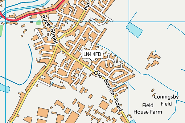 LN4 4FD map - OS VectorMap District (Ordnance Survey) LN4 4FD map - OS VectorMap District (Ordnance Survey)