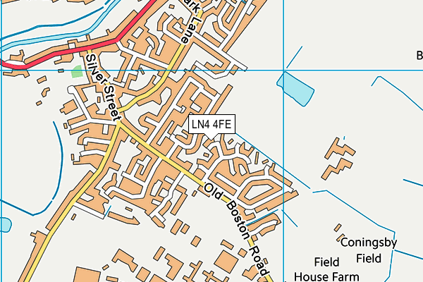 LN4 4FE map - OS VectorMap District (Ordnance Survey) LN4 4FE map - OS VectorMap District (Ordnance Survey)