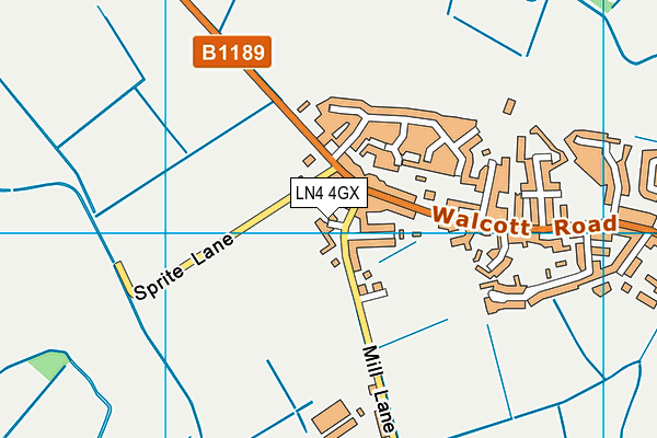 LN4 4GX map - OS VectorMap District (Ordnance Survey) LN4 4GX map - OS VectorMap District (Ordnance Survey)