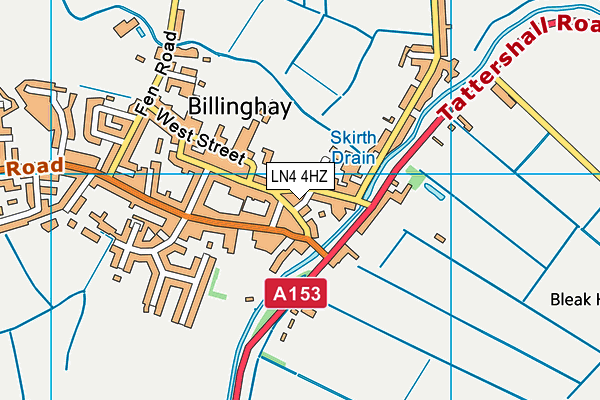 LN4 4HZ map - OS VectorMap District (Ordnance Survey) LN4 4HZ map - OS VectorMap District (Ordnance Survey)