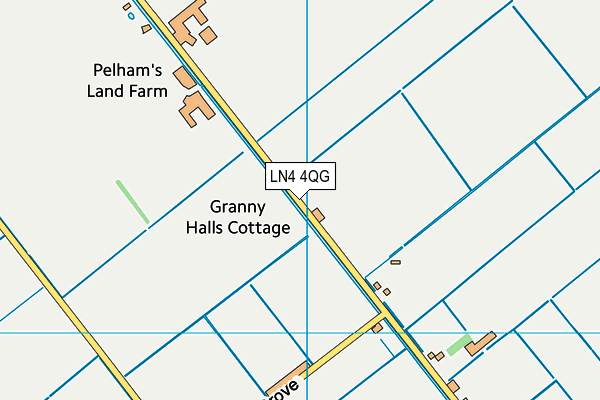 LN4 4QG map - OS VectorMap District (Ordnance Survey) LN4 4QG map - OS VectorMap District (Ordnance Survey)