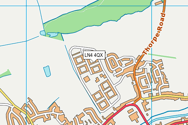 LN4 4QX map - OS VectorMap District (Ordnance Survey) LN4 4QX map - OS VectorMap District (Ordnance Survey)