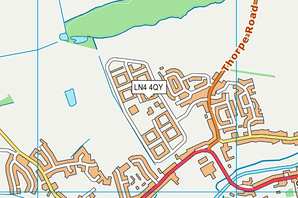 LN4 4QY map - OS VectorMap District (Ordnance Survey) LN4 4QY map - OS VectorMap District (Ordnance Survey)