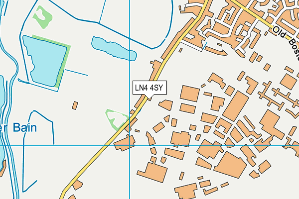 LN4 4SY map - OS VectorMap District (Ordnance Survey) LN4 4SY map - OS VectorMap District (Ordnance Survey)