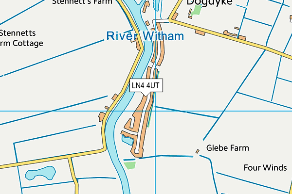 LN4 4UT map - OS VectorMap District (Ordnance Survey) LN4 4UT map - OS VectorMap District (Ordnance Survey)
