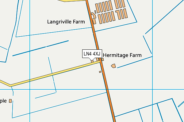 LN4 4XJ map - OS VectorMap District (Ordnance Survey) LN4 4XJ map - OS VectorMap District (Ordnance Survey)