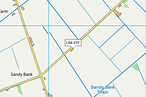 LN4 4YF map - OS VectorMap District (Ordnance Survey) LN4 4YF map - OS VectorMap District (Ordnance Survey)
