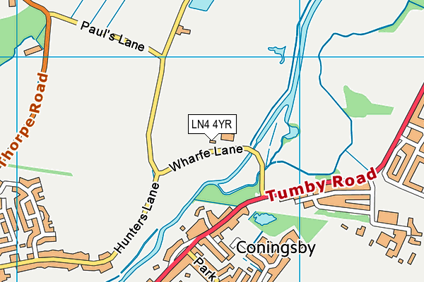 LN4 4YR map - OS VectorMap District (Ordnance Survey) LN4 4YR map - OS VectorMap District (Ordnance Survey)