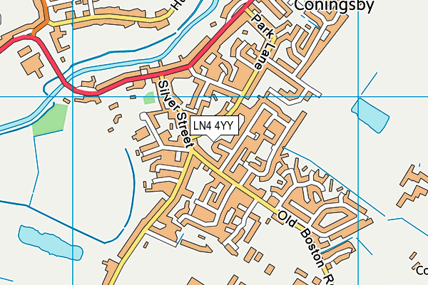 LN4 4YY map - OS VectorMap District (Ordnance Survey) LN4 4YY map - OS VectorMap District (Ordnance Survey)