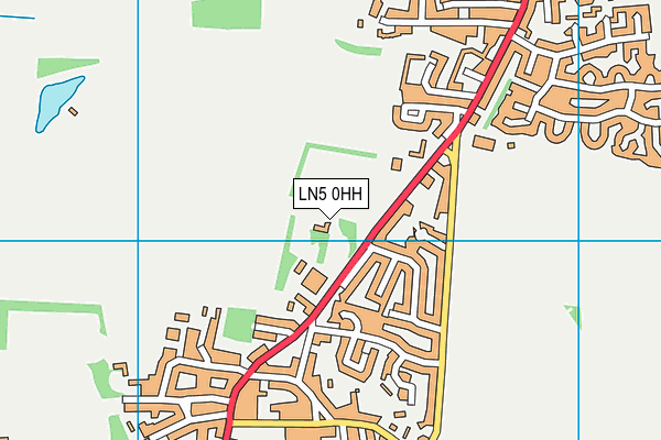 LN5 0HH map - OS VectorMap District (Ordnance Survey) LN5 0HH map - OS VectorMap District (Ordnance Survey)