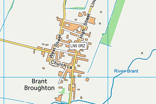 LN5 0RZ map - OS VectorMap District (Ordnance Survey) LN5 0RZ map - OS VectorMap District (Ordnance Survey)